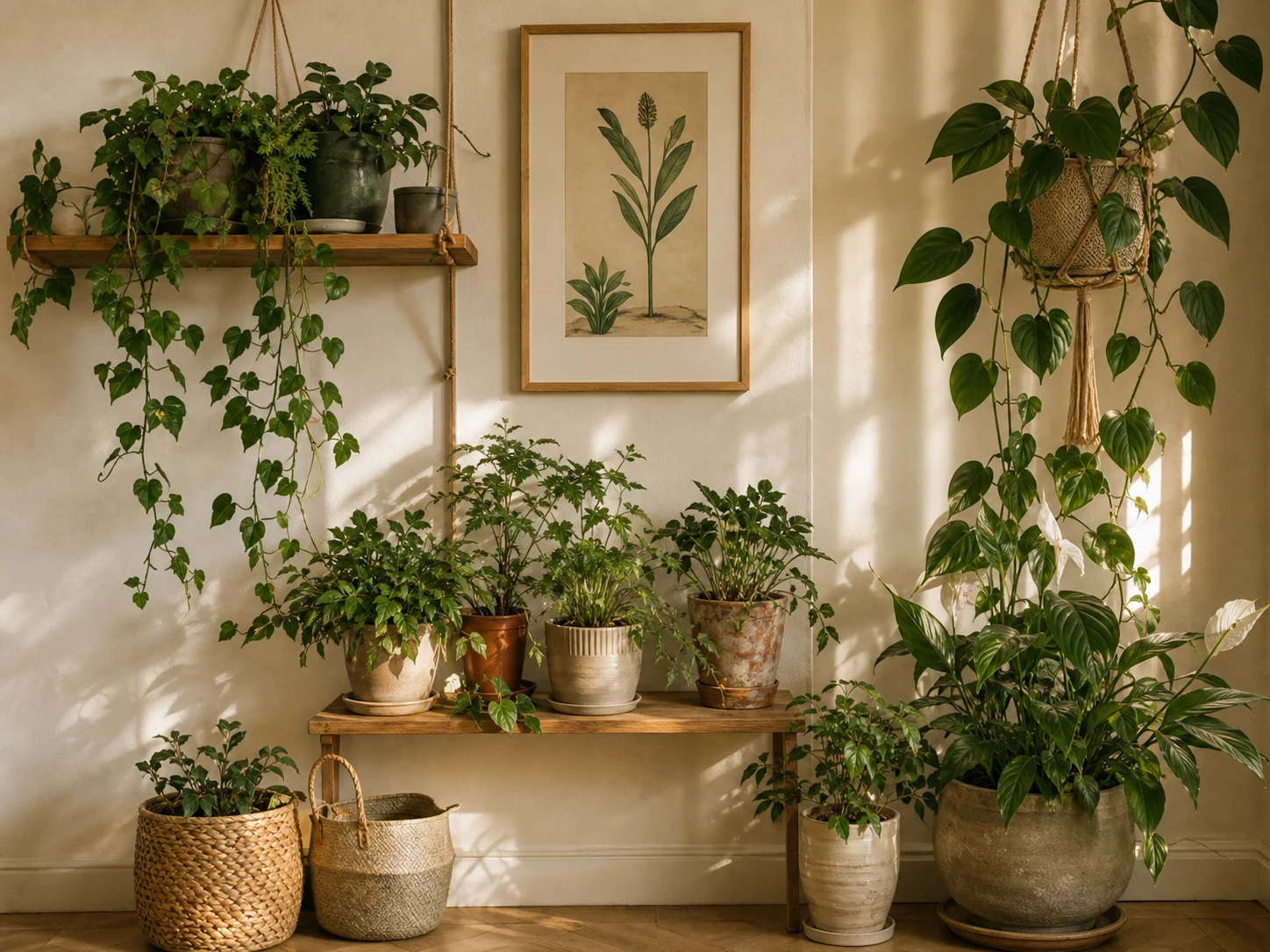 A home plant collection